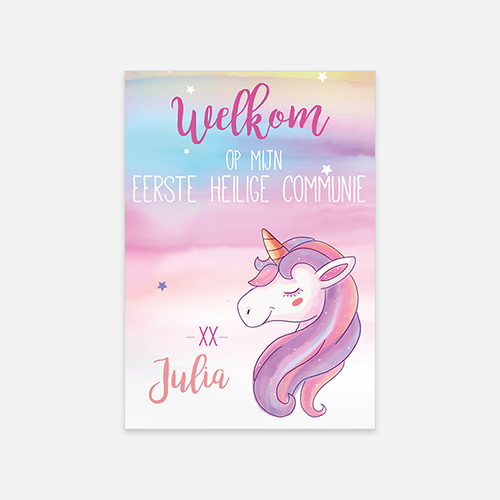  Lortye Speciale Momenten 031 Welkomstbord Julia
